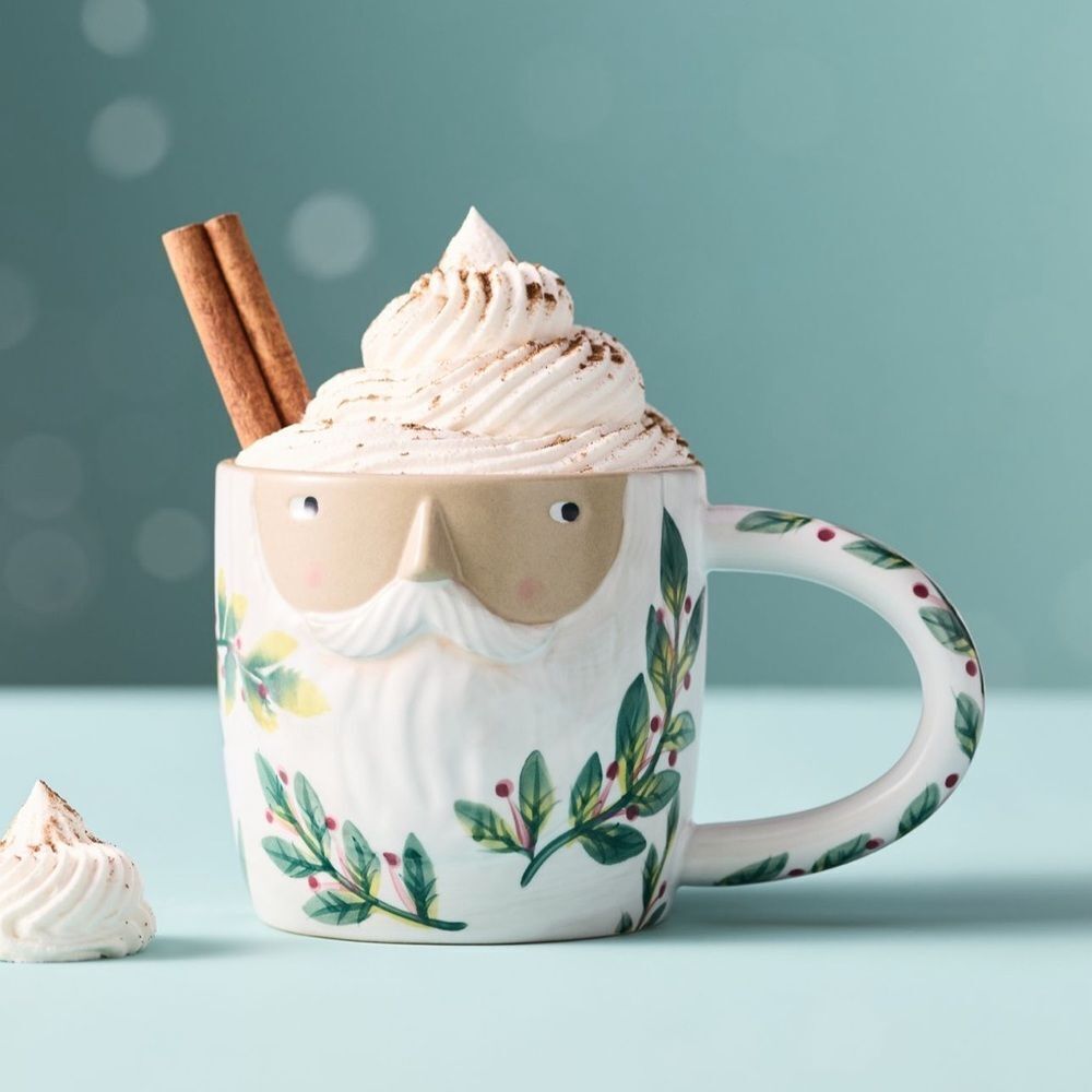 NWT ANTHROPOLOGIE Fotini Tikkou Mr. Claus Mug